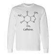 カフェインシャツ 化学構造 分子化学 コーヒー 長袖Tシャツ ギフトのアイデア