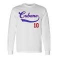 キューバノ 野球 お土産 スラング 男の子 アセレ キューバ キューバ 男性 長袖Tシャツ ギフトのアイデア