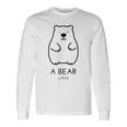 クマ 1 匹、ちょっと面白いシロクマ 長袖Tシャツ ギフトのアイデア