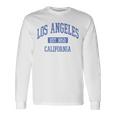 クラシック ロサンゼルス カリフォルニアブルー 長袖Tシャツ ギフトのアイデア