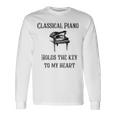クラシックピアノ 長袖Tシャツ ギフトのアイデア