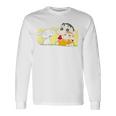 クレヨンしんちゃん 「ひまわり抱っこ」しんちゃん 長袖Tシャツ ギフトのアイデア