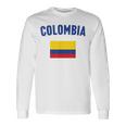 コロンビア国旗 長袖Tシャツ ギフトのアイデア