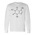 コーヒーカフェイン化学式 長袖Tシャツ ギフトのアイデア