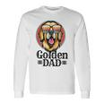 ゴールデンパパヴィンテージゴールデンレトリバー犬のための父親の日 長袖Tシャツ ギフトのアイデア