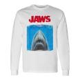 ジョーズ シルエット グラフィック 長袖Tシャツ ギフトのアイデア