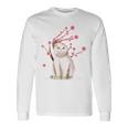 スコティッシュフォールド ネコ 桜の花 長袖tシャツ 長袖Tシャツ ギフトのアイデア