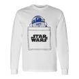 スターウォーズ R2-D2 ロゴポケット 長袖Tシャツ ギフトのアイデア