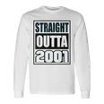 ストレイト・アウタ 2001 バースデー 2001 年生まれ 2001 ヴィンテージ 長袖Tシャツ ギフトのアイデア