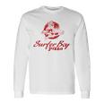ストレンジャー・シングス サーファーボーイ ピザ 広告 サーフ デリバリー レトロ 長袖Tシャツ ギフトのアイデア