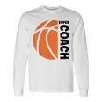 スーパー コーチ バスケットボール スポーツ バスケットボール コーチ Basketball Coach 長袖Tシャツ ギフトのアイデア