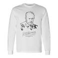 チャイコフスキー ロシアの作曲家 クラシック音楽 長袖Tシャツ ギフトのアイデア