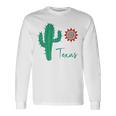 テキサス キュート 気まぐれなサボテン 南西部の太陽 砂漠 バケーション 長袖Tシャツ ギフトのアイデア