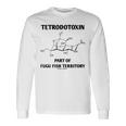 テトロドトキシン フグフィッシュテリトリー化学構造の一部 長袖Tシャツ ギフトのアイデア
