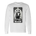 デス・ポッサム・タロット・カード 死神 ゴス ブラッククラフト オポッサム 長袖Tシャツ ギフトのアイデア
