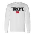 トルコ 旗 大 国旗 メンズ レディース キッズ トルコ 長袖Tシャツ ギフトのアイデア