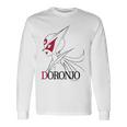 ドロンジョデザインm ホワイト 長袖Tシャツ ギフトのアイデア