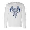 ネイティブアメリカン ココペリ クジラ ドリームキャッチャー 9 ファンファン ファン 長袖Tシャツ ギフトのアイデア
