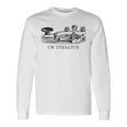 ハム・ラジオ用ヴィンテージモールス信号 Cwオペレーター 長袖Tシャツ ギフトのアイデア