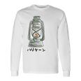 ハリケーンランタンtシャツ白 長袖Tシャツ ギフトのアイデア