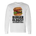 ハンバーガー研究 ハンバーガー 長袖tシャツ 長袖Tシャツ ギフトのアイデア