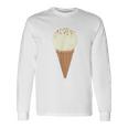 バニラアイスクリーム 長袖Tシャツ ギフトのアイデア