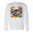 ビンテージ サンフランシスコ ケーブルカーf カストロ カリフォルニア Lgbtq 長袖tシャツ 長袖Tシャツ ギフトのアイデア