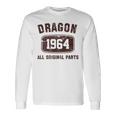 ビンテージドラゴン 1964年生まれの龍 長袖Tシャツ ギフトのアイデア