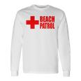 ビーチパトロール ライフガード サーフ レスキュー 長袖Tシャツ ギフトのアイデア