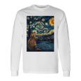 ビーバースターリーナイトヴァンゴッホ 長袖tシャツ 長袖Tシャツ ギフトのアイデア