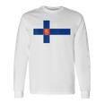 フィンランドtシャツ、フィンランド国旗、フィンランドの地図 メンズレディースキッズ 長袖Tシャツ ギフトのアイデア