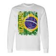 ブラジル 旗 大 国旗 メンズ レディース キッズ ブラジル 長袖Tシャツ ギフトのアイデア