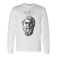 プラトンtシャツ 古代ギリシャ哲学者 長袖Tシャツ ギフトのアイデア