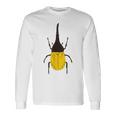 ヘラクレスオオカブト _昆虫_カブトムシ 長袖Tシャツ ギフトのアイデア