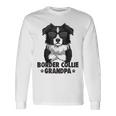 ボーダーコリー 犬 おじいちゃん 長袖Tシャツ ギフトのアイデア