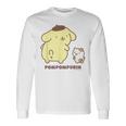 ポムポムプリン ふりむき ライトカラー 長袖Tシャツ ギフトのアイデア
