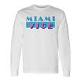 マイアミバイスのロゴ 長袖Tシャツ ギフトのアイデア