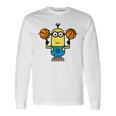 ミニオン Basket Ball Kevindouble Ball 長袖Tシャツ ギフトのアイデア