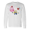 ミニオン Water Colorcotton Candy Bob 長袖Tシャツ ギフトのアイデア