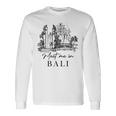 ミート・ミー・イン・バリ 旅行 バリ 旅行 バケーション インドネシア 長袖Tシャツ ギフトのアイデア