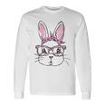 メガネをかけたウサギ ウサギ好き うさぎ好き うさぎの飼い主 おもしろ うさぎ 兎 長袖Tシャツ ギフトのアイデア