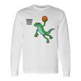 ヤモリ バスケットボール ホビー スポーツ 爬虫類 長袖tシャツ 長袖Tシャツ ギフトのアイデア