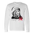 ユーリ・ガガーリン ソ連ロスコスモス コスモノート 長袖Tシャツ ギフトのアイデア