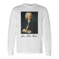 ヨハン・セバスティアン・バッハ 作曲家 クラシック音楽 Bach Composer Classical Music 長袖Tシャツ ギフトのアイデア
