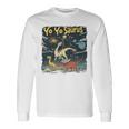 ヨーヨーザウルスファニーヨーヨー時代 長袖tシャツ 長袖Tシャツ ギフトのアイデア
