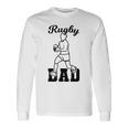 メンズ ラグビー お父さん ラグビーコーチ サッカー 父の日 長袖Tシャツ ギフトのアイデア
