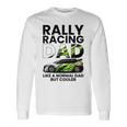 メンズ ラリーレース 父 ファニー ラリーカー レーシング お父さん 長袖Tシャツ ギフトのアイデア