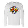 ルービックキューブ ルービックキューブ マジックキューブ レトロ ルービ ヴィンテージ オタク 長袖Tシャツ ギフトのアイデア