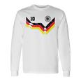 レトロなドイツシャツサッカージャージードイツ 長袖Tシャツ ギフトのアイデア