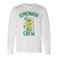 レモネードスタンドシャツ クルーとボス レモンジュース サマーイエロー 長袖Tシャツ ギフトのアイデア